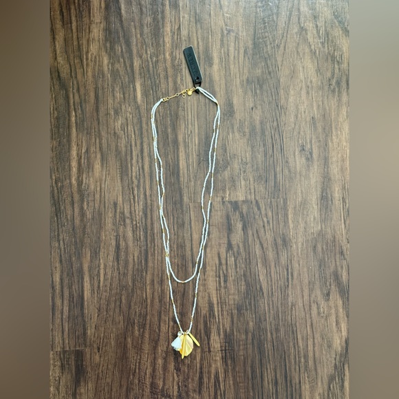 J.crew beaded shell and tassel pendant necklace - Picture 5 of 11